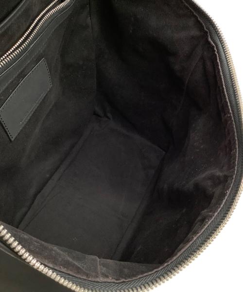 ALEXANDER WANG（アレキサンダー・ワン）ALEXANDER WANG (アレキサンダーワン) レザーリュック ブラック×イエローの古着・服飾アイテム