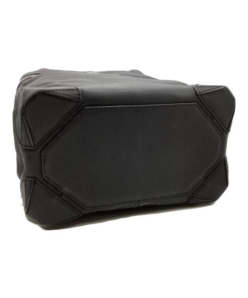 ALEXANDER WANG（アレキサンダー・ワン）ALEXANDER WANG (アレキサンダーワン) レザーリュック ブラック×イエローの古着・服飾アイテム