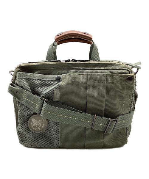 HARVEST LABEL（ハーヴェストレーベル）HARVEST LABEL (ハーヴェストレーベル) 2WAYショルダーバッグ グリーンの古着・服飾アイテム