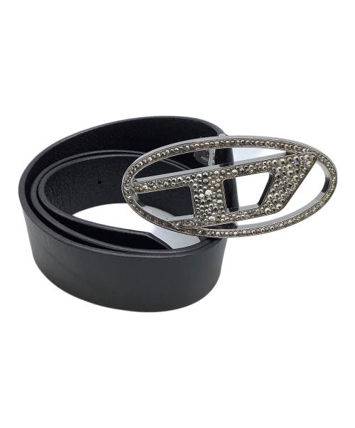 DIESEL（ディーゼル）DIESEL (ディーゼル) レザーベルト ブラック サイズ:80/32の古着・服飾アイテム