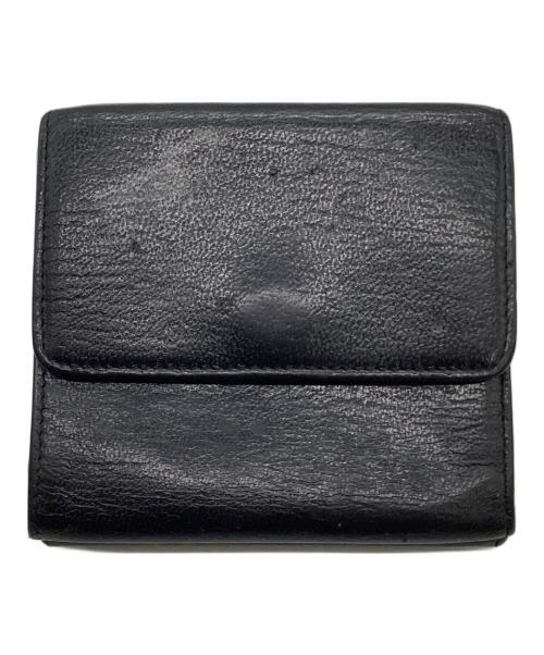 CHANEL（シャネル）CHANEL (シャネル) 3つ折り財布 ブラックの古着・服飾アイテム