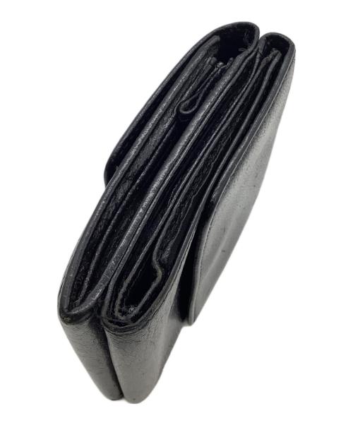 CHANEL（シャネル）CHANEL (シャネル) 3つ折り財布 ブラックの古着・服飾アイテム