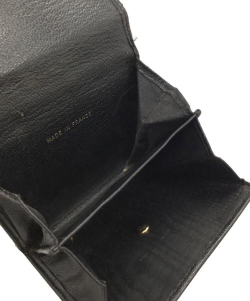 CHANEL（シャネル）CHANEL (シャネル) 3つ折り財布 ブラックの古着・服飾アイテム