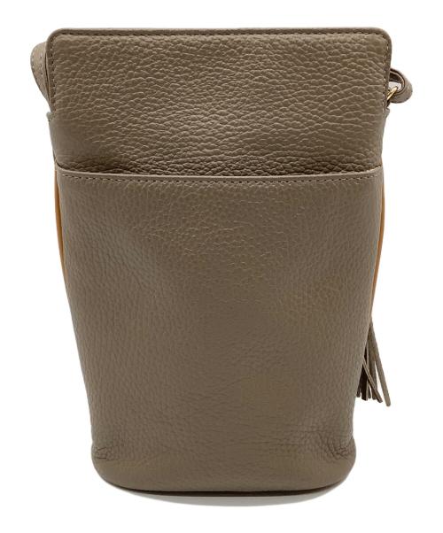 HER SCHEDULE（ハースケジュール）HER SCHEDULE (ハースケジュール) レザーショルダーバッグ ブラウンの古着・服飾アイテム