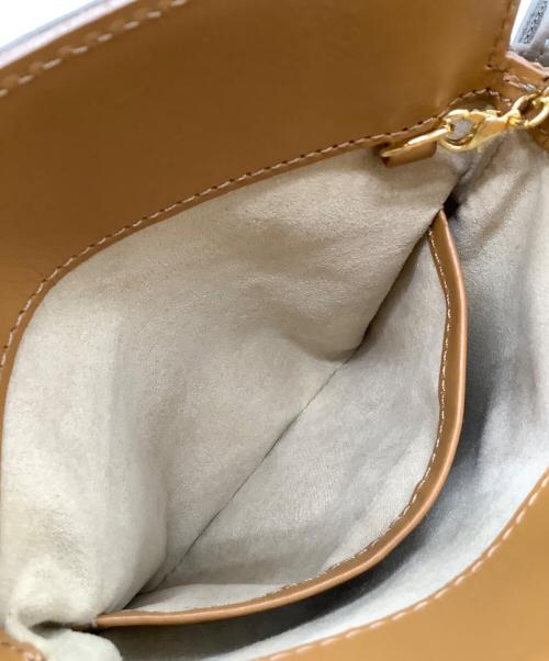 HER SCHEDULE（ハースケジュール）HER SCHEDULE (ハースケジュール) レザーショルダーバッグ ブラウンの古着・服飾アイテム