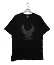 HARLEY-DAVIDSON（ハーレーダビッドソン）の古着「半袖カットソー」｜ブラック