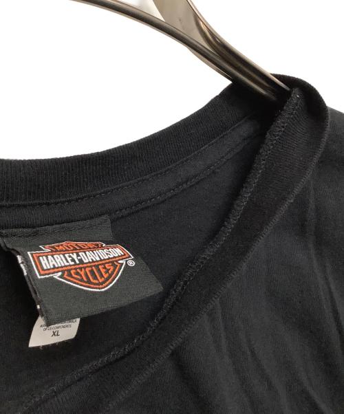 HARLEY-DAVIDSON（ハーレーダビッドソン）HARLEY-DAVIDSON (ハーレーダビッドソン) 半袖カットソー ブラック サイズ:XLの古着・服飾アイテム