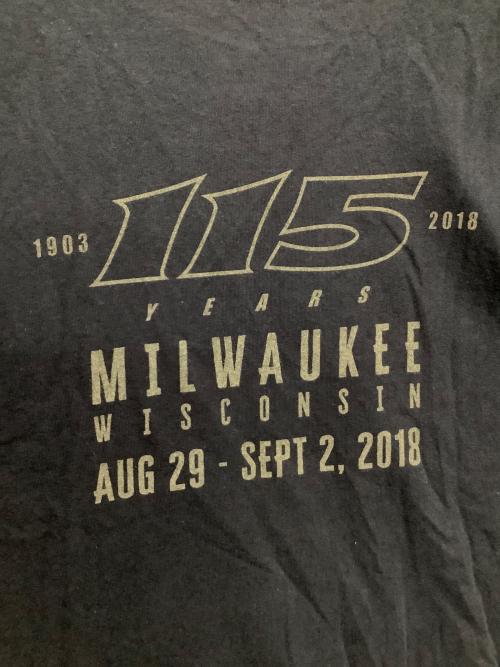 HARLEY-DAVIDSON（ハーレーダビッドソン）HARLEY-DAVIDSON (ハーレーダビッドソン) 半袖カットソー ブラック サイズ:XLの古着・服飾アイテム