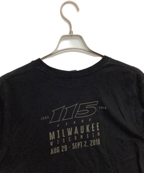 HARLEY-DAVIDSON（ハーレーダビッドソン）HARLEY-DAVIDSON (ハーレーダビッドソン) 半袖カットソー ブラック サイズ:XLの古着・服飾アイテム