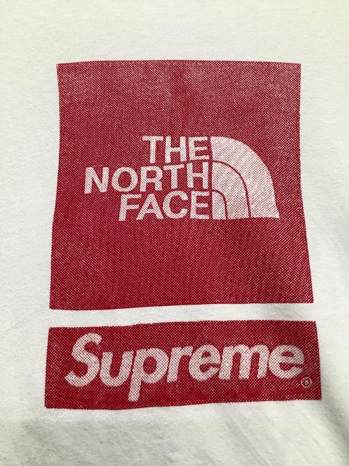THE NORTH FACE（ザ ノース フェイス）THE NORTH FACE (ザ ノース フェイス) SUPREME (シュプリーム) 半袖カットソー ホワイト サイズ:Lの古着・服飾アイテム