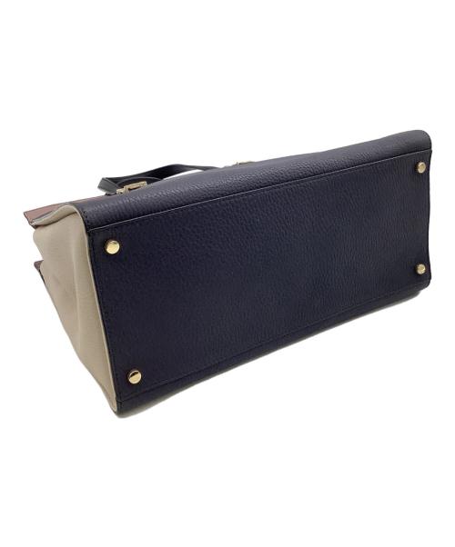 Kate Spade（ケイトスペード）Kate Spade (ケイトスペード) 2WAYバッグ ネイビー×ピンクの古着・服飾アイテム