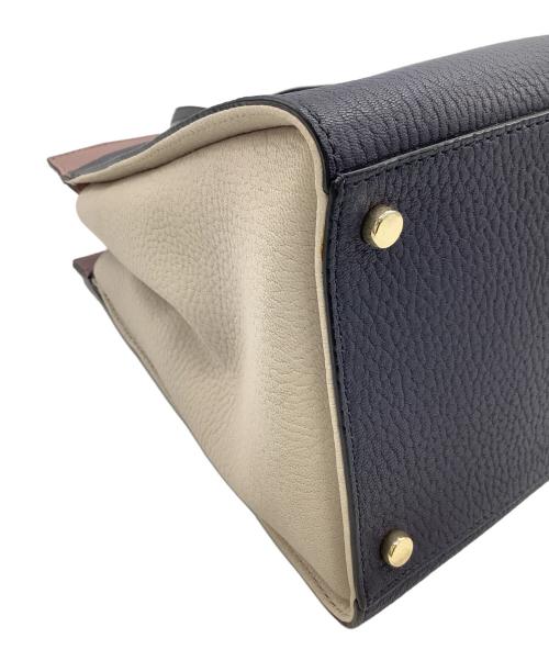 Kate Spade（ケイトスペード）Kate Spade (ケイトスペード) 2WAYバッグ ネイビー×ピンクの古着・服飾アイテム