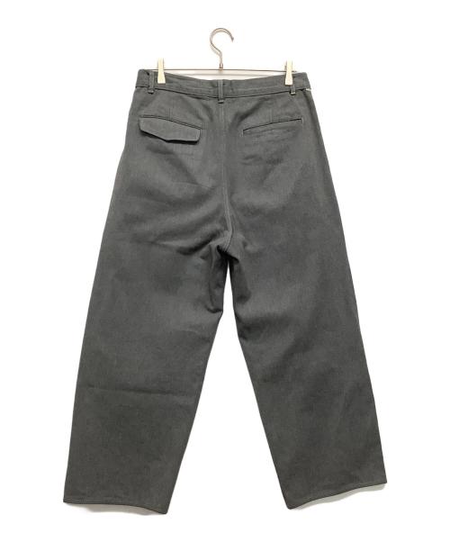 Graphpaper（グラフペーパー）Graphpaper (グラフペーパー) Colorfast Denim Two Tuck Pants グレー サイズ:1の古着・服飾アイテム
