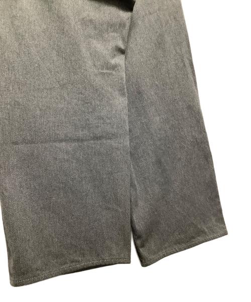 Graphpaper（グラフペーパー）Graphpaper (グラフペーパー) Colorfast Denim Two Tuck Pants グレー サイズ:1の古着・服飾アイテム