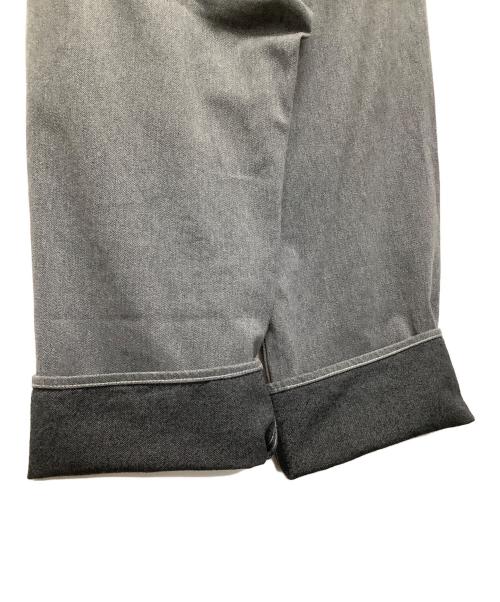 Graphpaper（グラフペーパー）Graphpaper (グラフペーパー) Colorfast Denim Two Tuck Pants グレー サイズ:1の古着・服飾アイテム