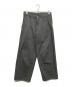 Graphpaper（グラフペーパー）の古着「Colorfast Denim Two Tuck Pants」｜グレー