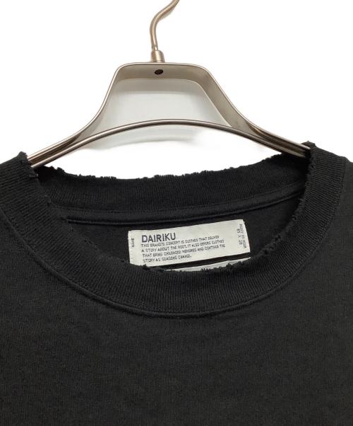 DAIRIKU（ダイリク）DAIRIKU (ダイリク) NEW WAVE Tee ブラック サイズ:Fの古着・服飾アイテム
