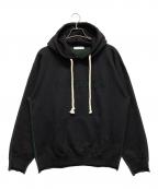 J.W.ANDERSONジェイダブリューアンダーソン）の古着「プルオーバーパーカー」｜ブラック×グリーン