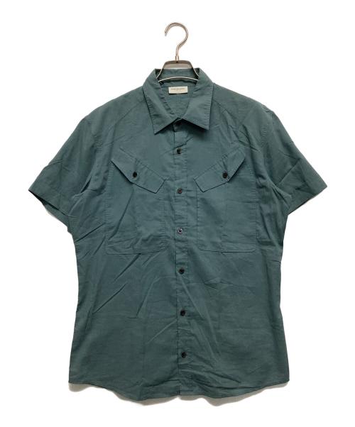 DRIES VAN NOTEN（ドリスヴァンノッテン）DRIES VAN NOTEN (ドリスヴァンノッテン) 半袖シャツ グリーン サイズ:48の古着・服飾アイテム