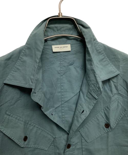 DRIES VAN NOTEN（ドリスヴァンノッテン）DRIES VAN NOTEN (ドリスヴァンノッテン) 半袖シャツ グリーン サイズ:48の古着・服飾アイテム