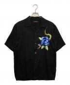 UNDERCOVERアンダーカバー）の古着「オープンカラーシャツ」｜ブラック