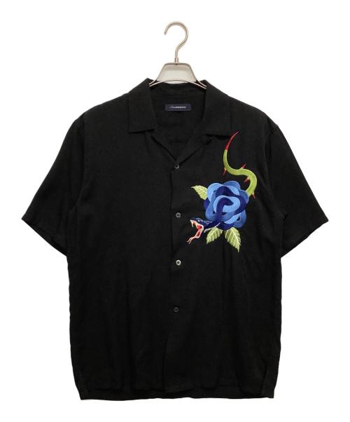 UNDERCOVER（アンダーカバー）UNDERCOVER (アンダーカバー) オープンカラーシャツ ブラック サイズ:4の古着・服飾アイテム