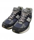 NEW BALANCEニューバランス）の古着「スニーカー」｜ブラック×ネイビー