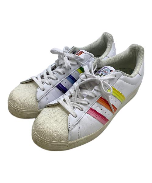 adidas（アディダス）adidas (アディダス) ローカットスニーカー ホワイト サイズ:28cmの古着・服飾アイテム