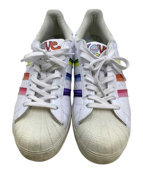 adidas（アディダス）adidas (アディダス) ローカットスニーカー ホワイト サイズ:28cmの古着・服飾アイテム