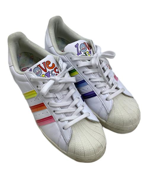 adidas（アディダス）adidas (アディダス) ローカットスニーカー ホワイト サイズ:28cmの古着・服飾アイテム