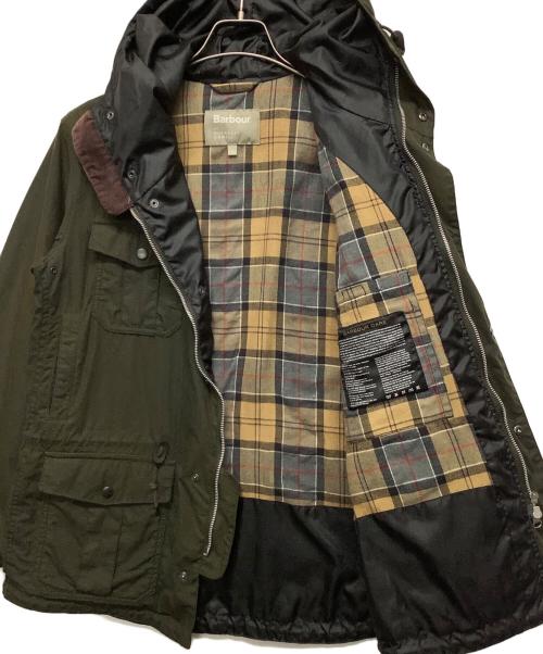 Barbour（バブアー）Barbour (バブアー) MARGARET HOWELL (マーガレットハウエル) フーデッドオイルドジャケット オリーブ サイズ:Sの古着・服飾アイテム