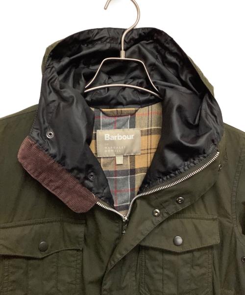 Barbour（バブアー）Barbour (バブアー) MARGARET HOWELL (マーガレットハウエル) フーデッドオイルドジャケット オリーブ サイズ:Sの古着・服飾アイテム