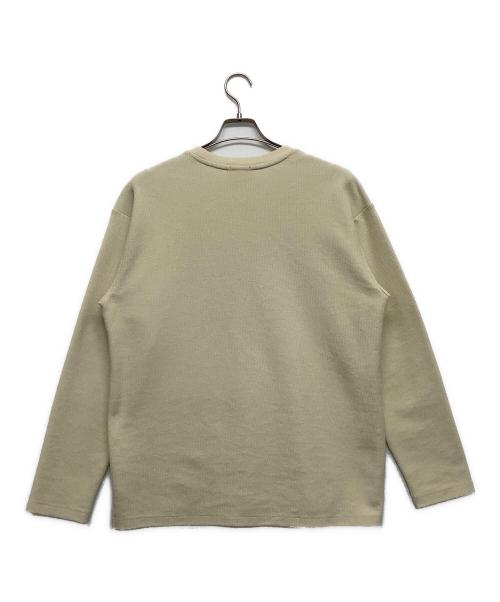 LACOSTE（ラコステ）LACOSTE (ラコステ) 長袖カットソー ベージュ サイズ:Mの古着・服飾アイテム