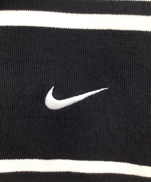 NIKE（ナイキ）NIKE (ナイキ) SUPREME (シュプリーム) ラガーシャツ ホワイト×ブラック サイズ:Lの古着・服飾アイテム