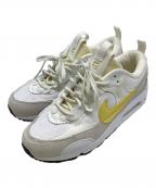 NIKEナイキ）の古着「NIKE AIR MAX90 フォーチュラ」｜ホワイト×イエロー