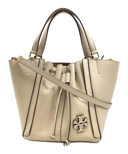 TORY BURCH（トリーバーチ）TORY BURCH (トリーバーチ) 2WAYショルダーバッグ ベージュの古着・服飾アイテム