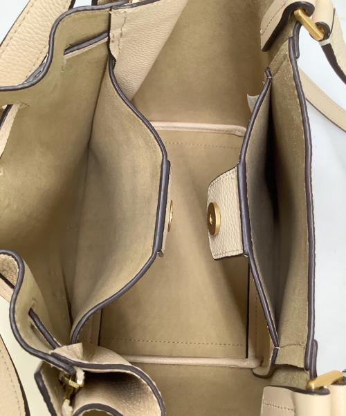 TORY BURCH（トリーバーチ）TORY BURCH (トリーバーチ) 2WAYショルダーバッグ ベージュの古着・服飾アイテム