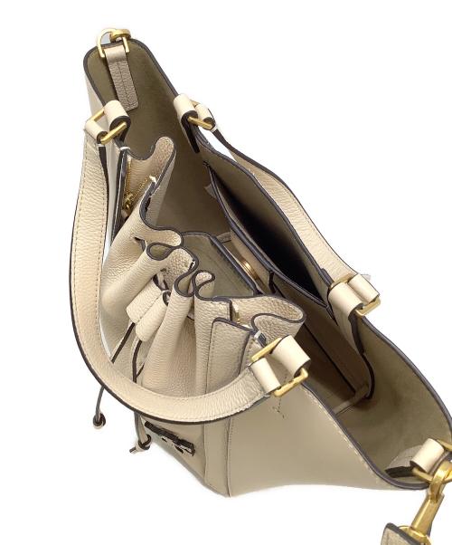 TORY BURCH（トリーバーチ）TORY BURCH (トリーバーチ) 2WAYショルダーバッグ ベージュの古着・服飾アイテム