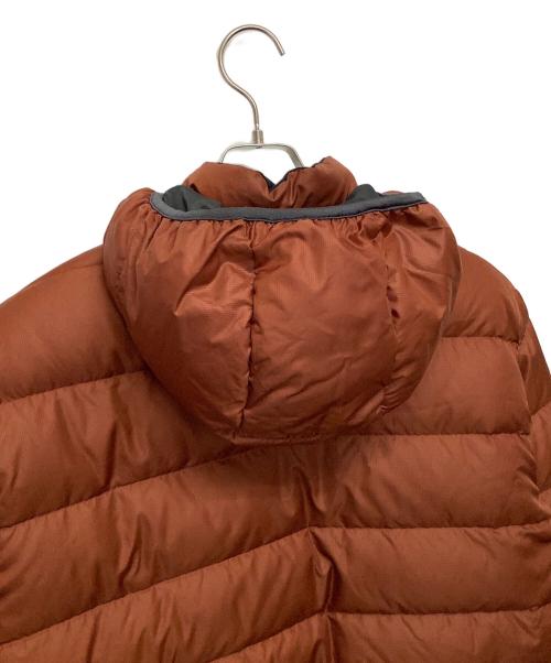 Eddie Bauer（エディーバウアー）Eddie Bauer (エディーバウアー) リバーシブルダウンジャケット オレンジ×ブラック サイズ:Mの古着・服飾アイテム