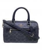 COACHコーチ）の古着「2WAYショルダーバッグ」｜ネイビー