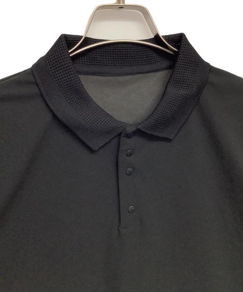 and per se（アンパスィ）and per se (アンパシィ) ポロシャツ ブラック サイズ:XLの古着・服飾アイテム