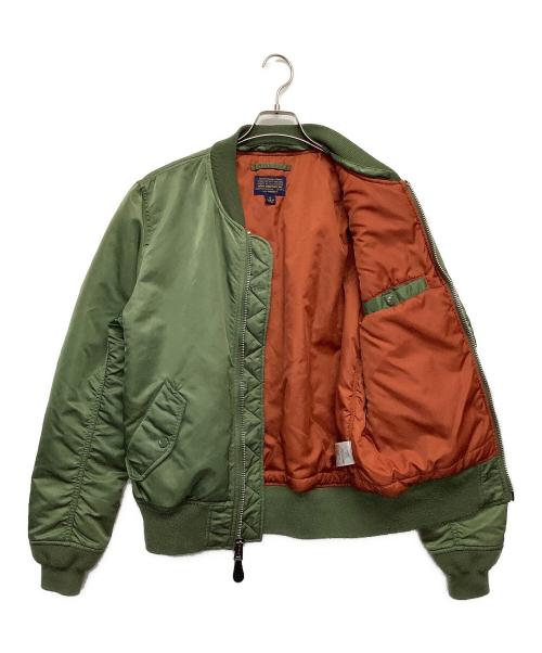 ALPHA（アルファ）ALPHA (アルファ) MA-1ジャケット オリーブ サイズ:Sの古着・服飾アイテム