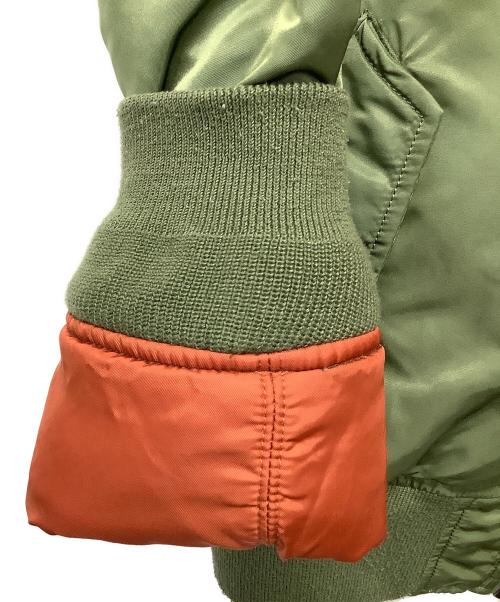 ALPHA（アルファ）ALPHA (アルファ) MA-1ジャケット オリーブ サイズ:Sの古着・服飾アイテム