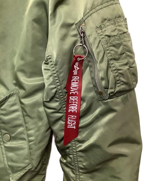 ALPHA（アルファ）ALPHA (アルファ) MA-1ジャケット オリーブ サイズ:Sの古着・服飾アイテム