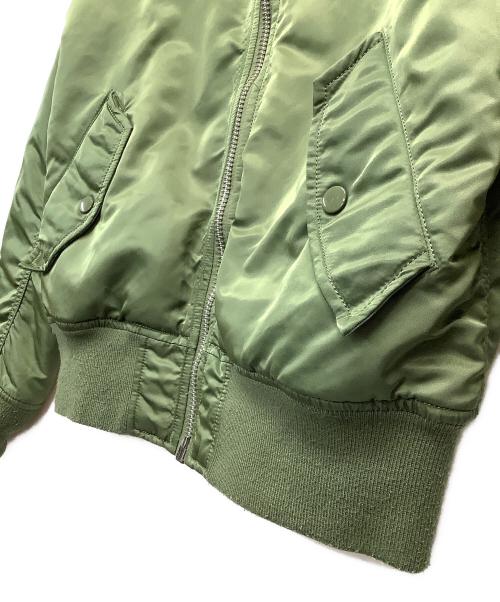 ALPHA（アルファ）ALPHA (アルファ) MA-1ジャケット オリーブ サイズ:Sの古着・服飾アイテム