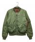 ALPHA（アルファ）の古着「MA-1ジャケット」｜オリーブ