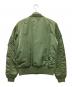 ALPHA (アルファ) MA-1ジャケット オリーブ サイズ:S：15000円