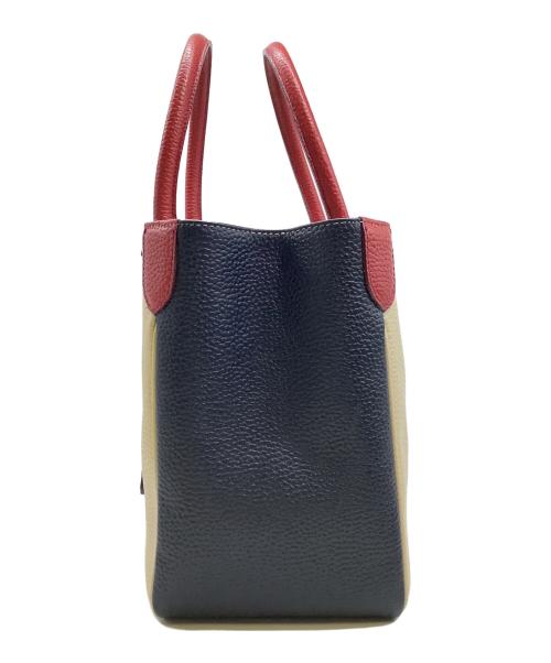 A.D.M.J.（エーディーエムジェイ）A.D.M.J. (エーディーエムジェイ) ハンドバッグ トリコロールカラーの古着・服飾アイテム