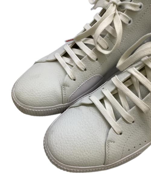 HUGO（ヒューゴ ボス）HUGO (ヒューゴ ボス) ハイカットスニーカー ホワイト サイズ:25cmの古着・服飾アイテム