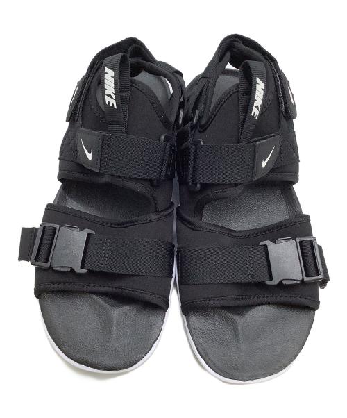 NIKE（ナイキ）NIKE (ナイキ) サンダル ブラック×ホワイト サイズ:26cmの古着・服飾アイテム